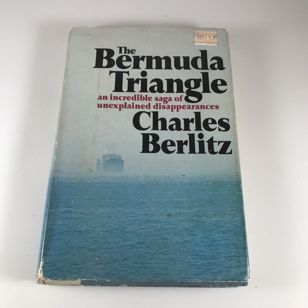 The Bermuda Triangle By Charles Berlitz Hardcover DJ Vintage Doubleday 1974